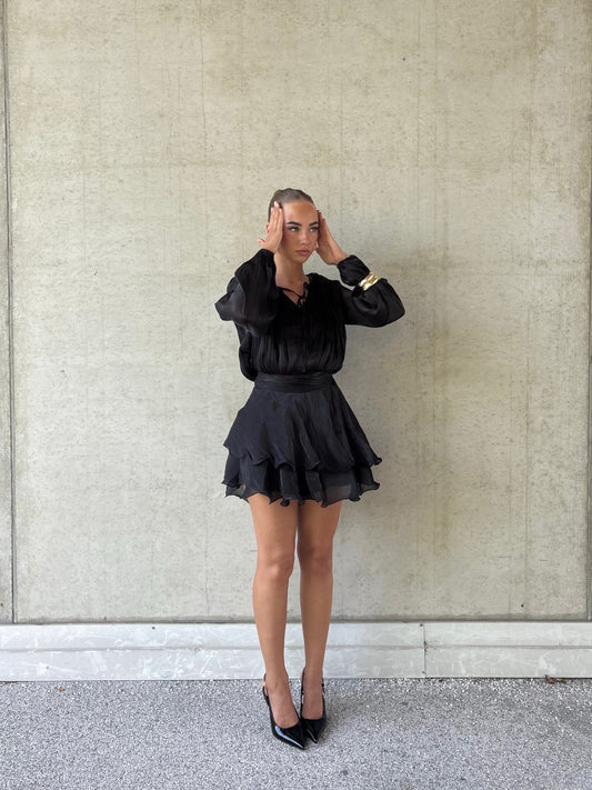 Robe courte noir