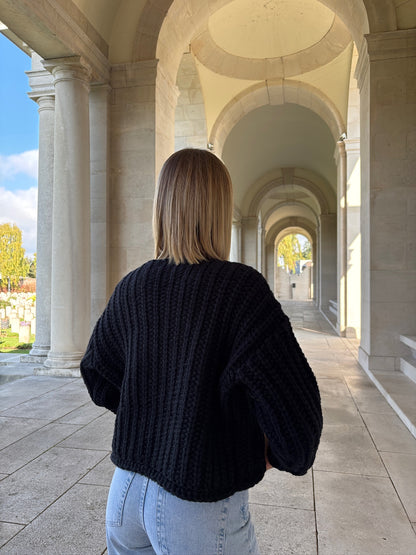 Pull "Clara" Noir