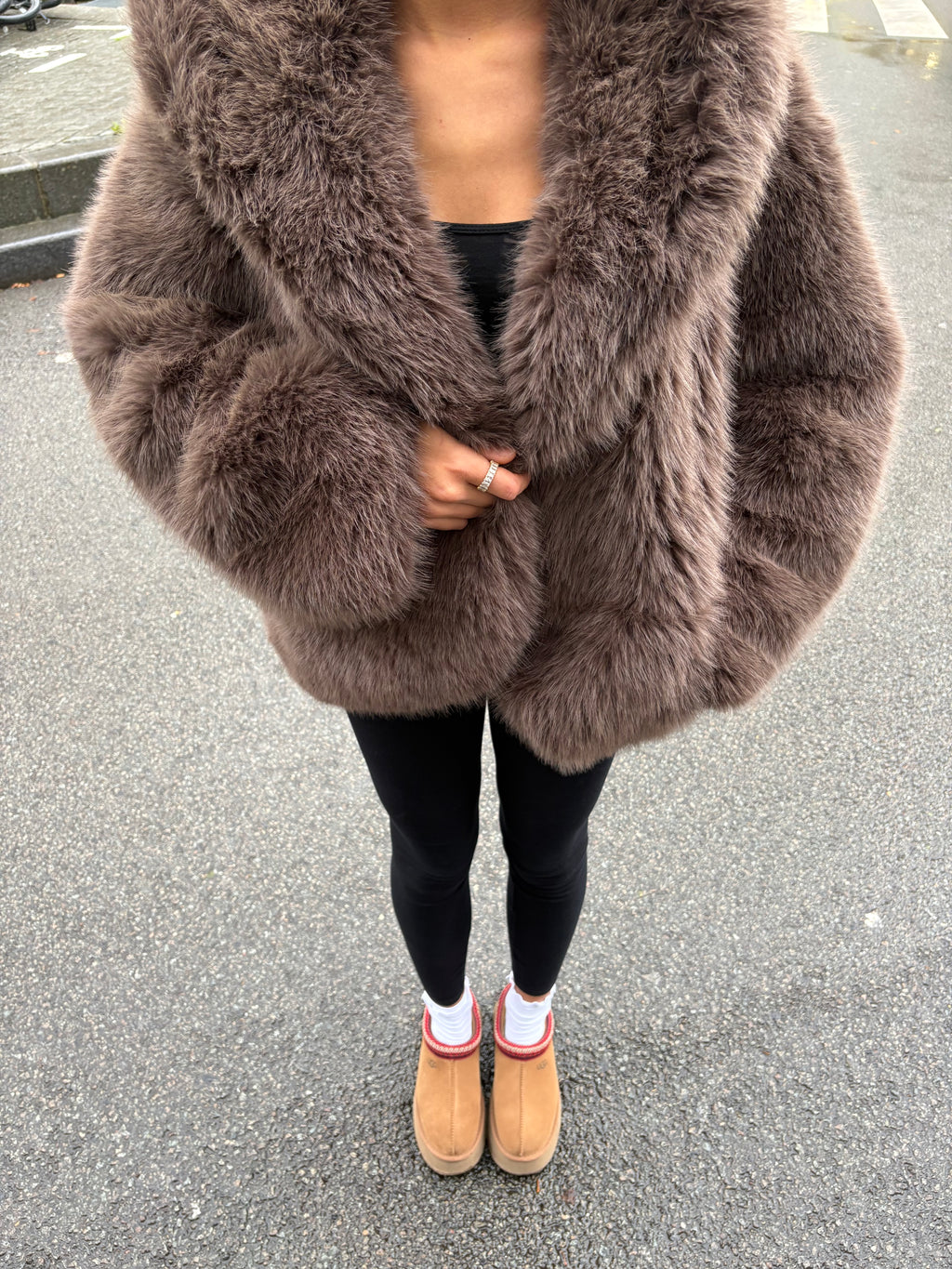 fourrure marron