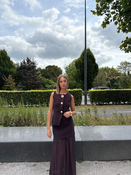 Ensemble Chic Marron
